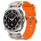 Titanium Connector Quick Release Silicone Watch Band, For Samsung Galaxy Watch Ultra 47mm / Ultra 2025 - DealBuddy