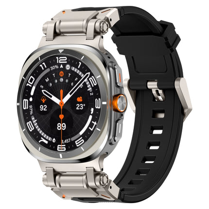 Titanium Connector Quick Release Silicone Watch Band