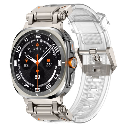 Titanium Connector Quick Release Silicone Watch Band, For Samsung Galaxy Watch Ultra 47mm / Ultra 2025 - DealBuddy