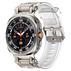 Titanium Connector Quick Release Silicone Watch Band, For Samsung Galaxy Watch Ultra 47mm / Ultra 2025 - DealBuddy
