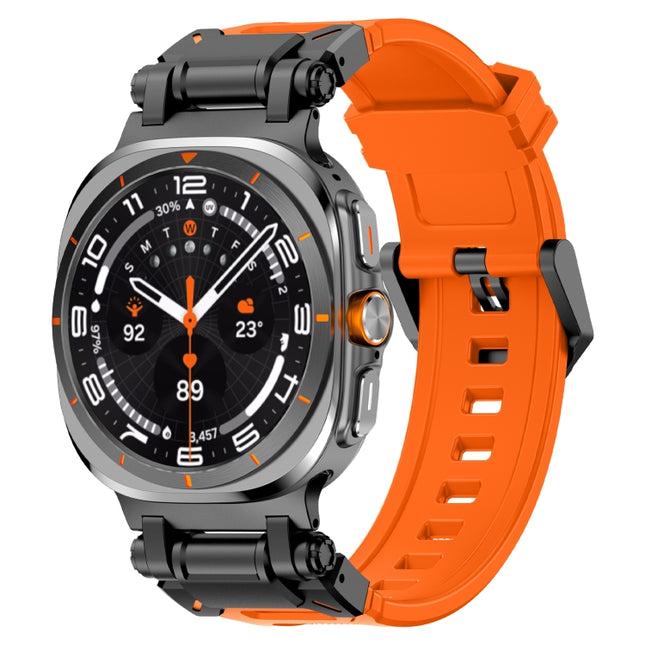 Black Connector Quick Release Silicone Watch Band