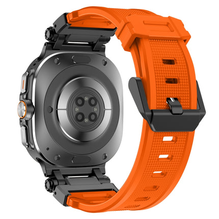 Black Connector Quick Release Silicone Watch Band