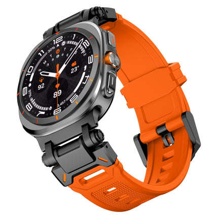 Black Connector Quick Release Silicone Watch Band, For Samsung Galaxy Watch Ultra 47mm / Ultra 2025 - DealBuddy