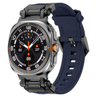 Black Connector Quick Release Silicone Watch Band