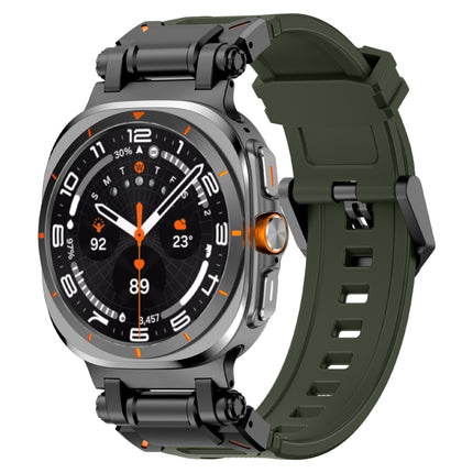 Black Connector Quick Release Silicone Watch Band