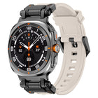 Black Connector Quick Release Silicone Watch Band