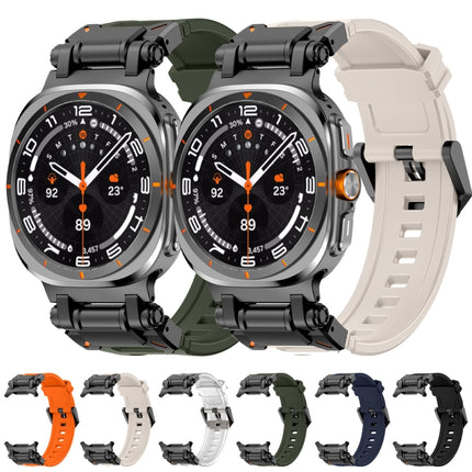 Black Connector Quick Release Silicone Watch Band, For Samsung Galaxy Watch Ultra 47mm / Ultra 2025 - DealBuddy