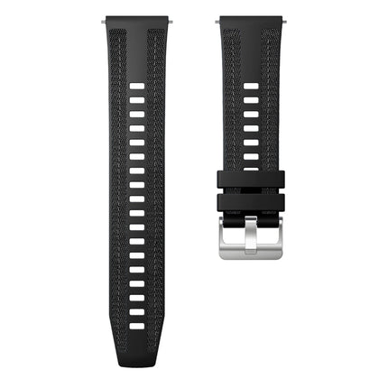Push Connector 22mm Hybrid Nylon Silicone Watch Band