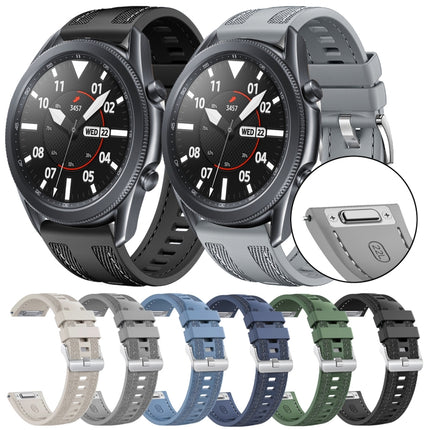 Push Connector 22mm Hybrid Nylon Silicone Watch Band