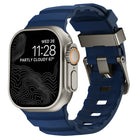 Wild Path Grey Buckle Thickened Silicone Watch Band