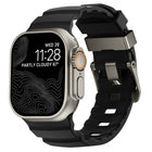 Wild Path Grey Buckle Thickened Silicone Watch Band