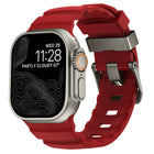 Wild Path Grey Buckle Thickened Silicone Watch Band