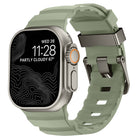 Wild Path Grey Buckle Thickened Silicone Watch Band