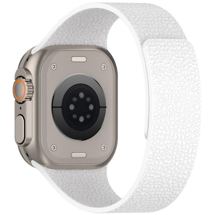 Litchi Texture Magnetic Silicone Watch Band