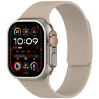 Litchi Texture Magnetic Silicone Watch Band