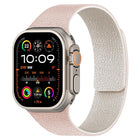 Litchi Texture Magnetic Silicone Watch Band