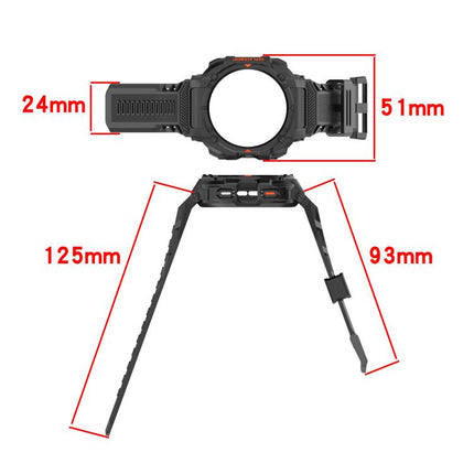 Armour Case Integrated TPU Quick Release Watch Band