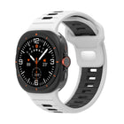 Two Color Reverse Buckle Silicone Watch Band