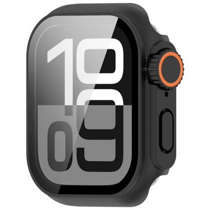 Change to Ultra 49mm Tempered Film Integrated PC Button Watch Case