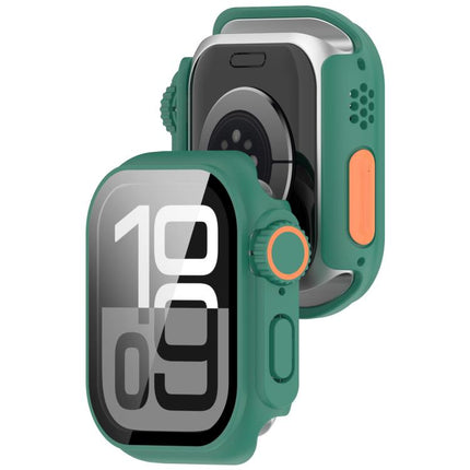 Change to Ultra 49mm Tempered Film Integrated PC Button Watch Case