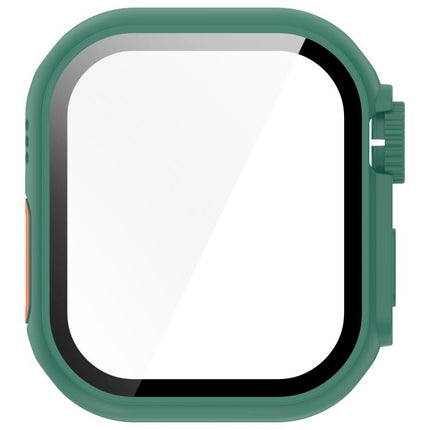 Change to Ultra 49mm Tempered Film Integrated PC Button Watch Case