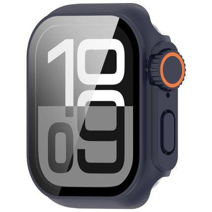 Change to Ultra 49mm Tempered Film Integrated PC Button Watch Case