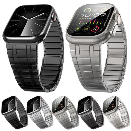 One Bead Magnetic Milan Stainless Steel Watch Band, For Apple Watch 46mm / 49mm / 45mm / 44mm - DealBuddy
