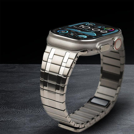 One Bead Magnetic Milan Stainless Steel Watch Band, For Apple Watch 46mm / 49mm / 45mm / 44mm - DealBuddy