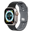 Two Tone Silicone Watch Band, For Apple Watch 46mm / 49mm / 45mm / 44mm, For Apple Watch 42mm / 41mm / 40mm / 38mm - DealBuddy