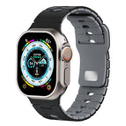 For Apple Watch 42mm / 41mm / 40mm / 38mm / Black+Gray