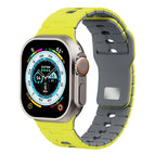 For Apple Watch 42mm / 41mm / 40mm / 38mm / Lime+Gray