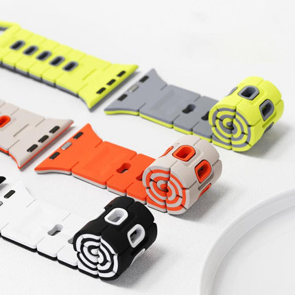 Two Tone Silicone Watch Band