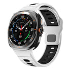 Horizontal Stripes Reverse Buckle Silicone Watch Band