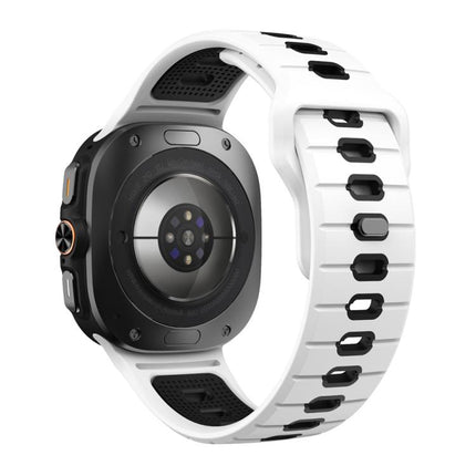 Horizontal Stripes Reverse Buckle Silicone Watch Band