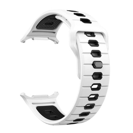 Horizontal Stripes Reverse Buckle Silicone Watch Band