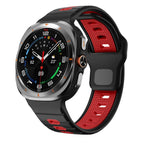 For Samsung Galaxy Watch Ultra 47mm / Ultra 2025 / Black Red