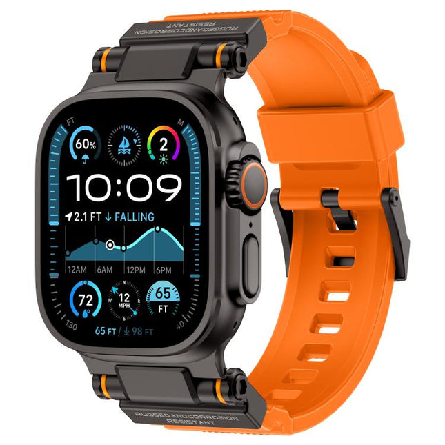 Kalebol Outdoor Explorer Metal Connector TPU Watch Band