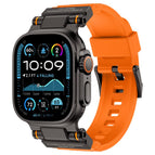For Apple Watch 46mm / 49mm / 45mm / 44mm / Black Orange