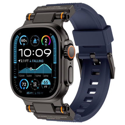 Kalebol Outdoor Explorer Metal Connector TPU Watch Band, For Apple Watch 46mm / 49mm / 45mm / 44mm - DealBuddy