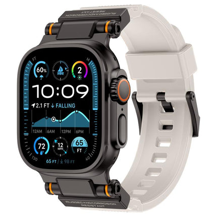 Kalebol Outdoor Explorer Metal Connector TPU Watch Band, For Apple Watch 46mm / 49mm / 45mm / 44mm - DealBuddy