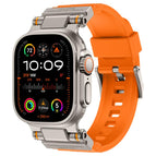 For Apple Watch 46mm / 49mm / 45mm / 44mm / Titanium Orange