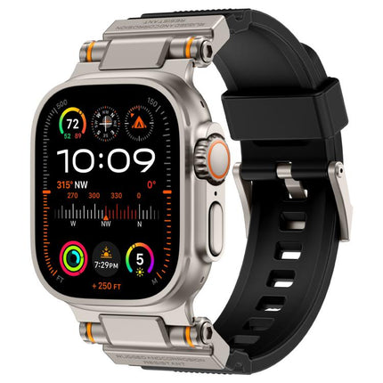 Kalebol Outdoor Explorer Metal Connector TPU Watch Band, For Apple Watch 46mm / 49mm / 45mm / 44mm - DealBuddy