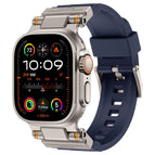 For Apple Watch 46mm / 49mm / 45mm / 44mm / Titanium Blue