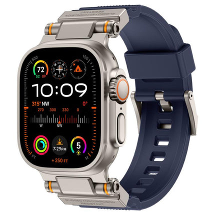 Kalebol Outdoor Explorer Metal Connector TPU Watch Band, For Apple Watch 46mm / 49mm / 45mm / 44mm - DealBuddy