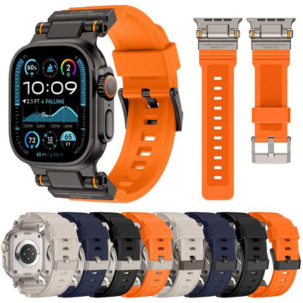 Kalebol Outdoor Explorer Metal Connector TPU Watch Band, For Apple Watch 46mm / 49mm / 45mm / 44mm - DealBuddy