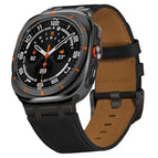 For Samsung Galaxy Watch Ultra 47mm / Ultra 2025 / Black+Black Buckle