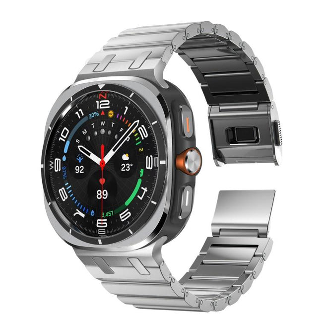 One Bead Titanium Metal Watch Band