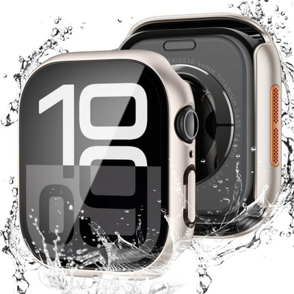 Tempered Film Integrated PC Watch Protective Case