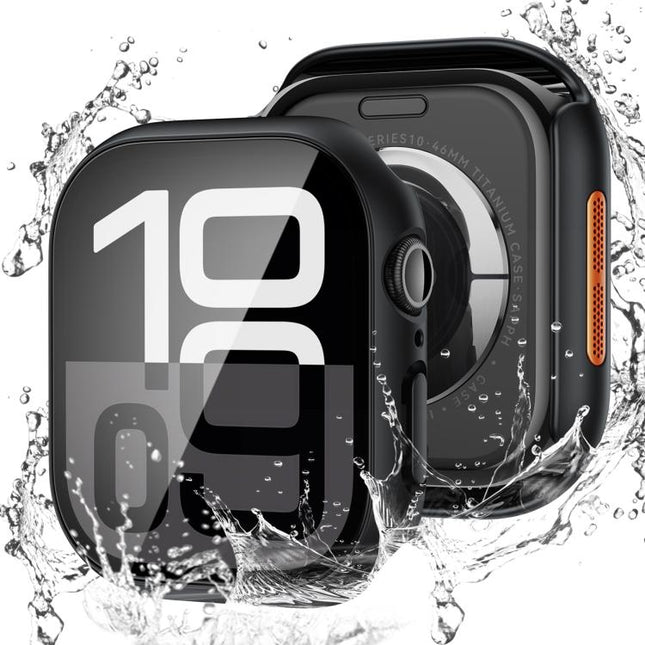 Tempered Film Integrated PC Watch Protective Case