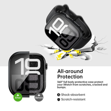 Tempered Film Integrated PC Watch Protective Case